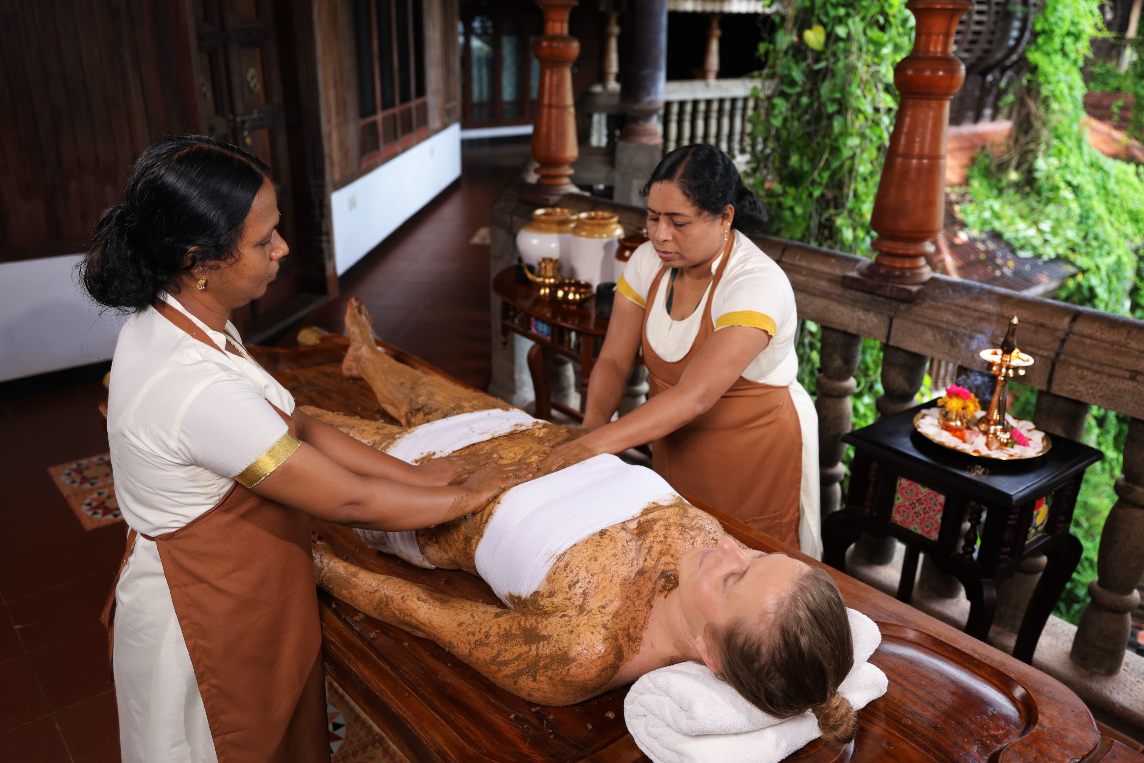 Cure ayurvedique en Inde